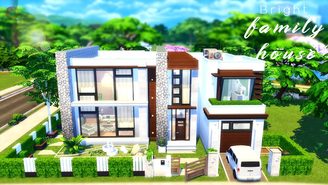 Bright family house 🏡 | NOCC | Stop Motion | Sims 4