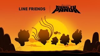 [LINE FRIENDS | KUNG FU PANDA] BROWN making noodles by Kung Fu?! | Teaser Video