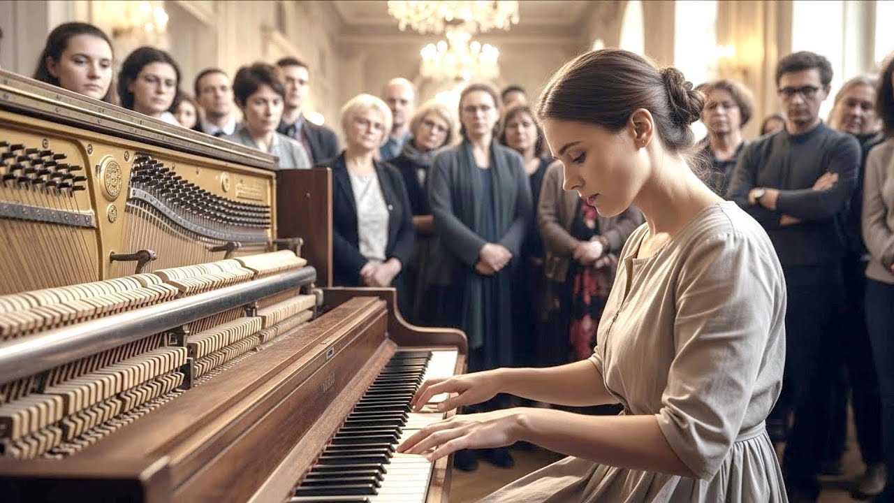 A Simple Woman Told to Play a Broken Piano as a Joke, Then Her Talent Amazes the Room...