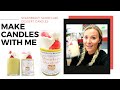 Making Soy Candles | Dessert Candles | Holiday Gift Ideas