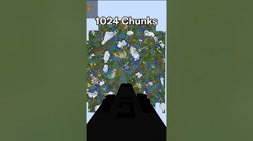 2 Vs 2048 Render Distance #minecraft #tech #gaming