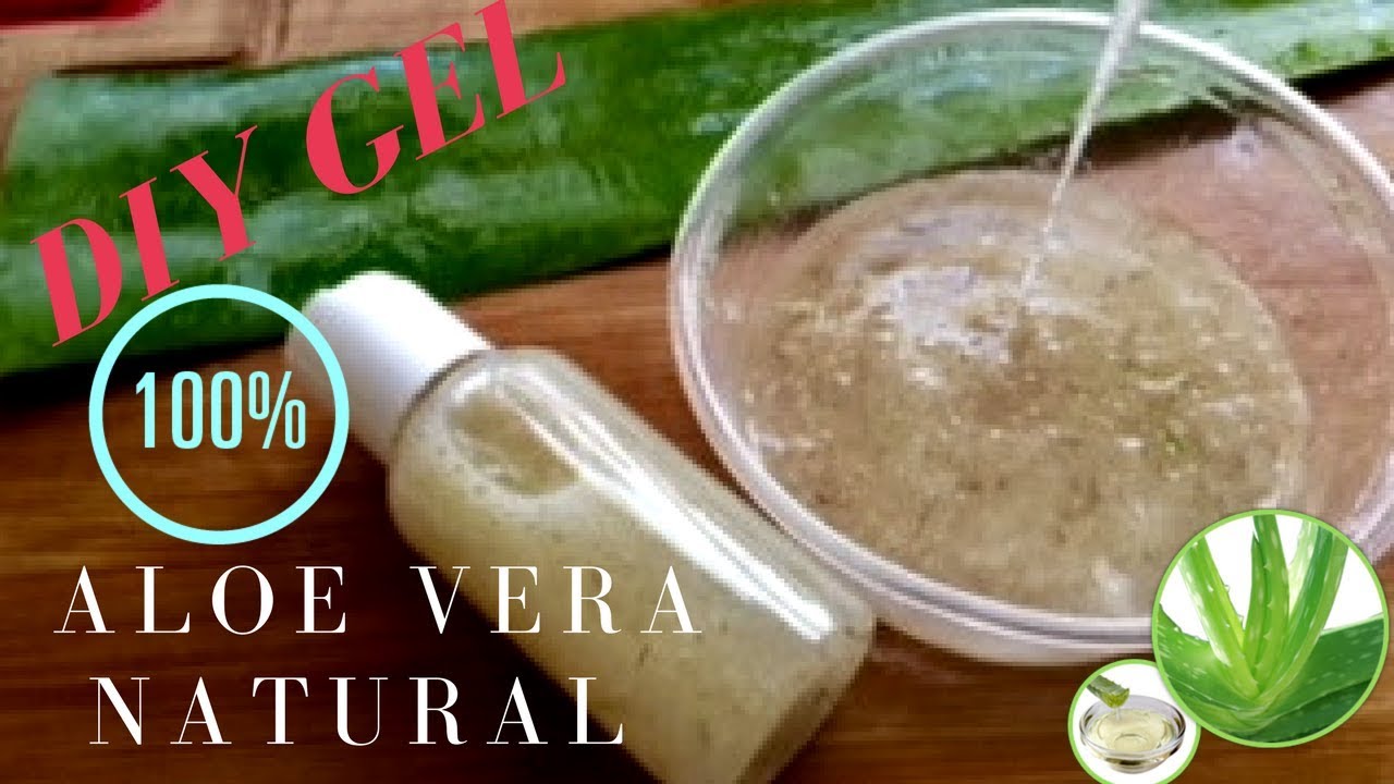 como hacer Gel De aloe Vera Natural YouTube