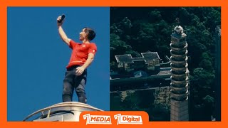 Aliyevunja Rekodi Kupanda Jengo Refu Bila Kutumia Kamba Wala Zana Za Kujilinda