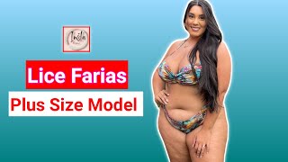 Lice Farias 🇧🇷…| Glamorous Plus Size Curvy Fashion Model | Swimwear Haul | Lifestyle,Wiki Biography