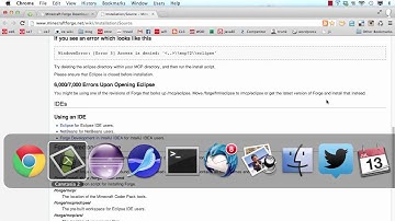 Minecraft Tutorial Chapter 7: Setting up Minecraft Forge in Eclipse for Modding