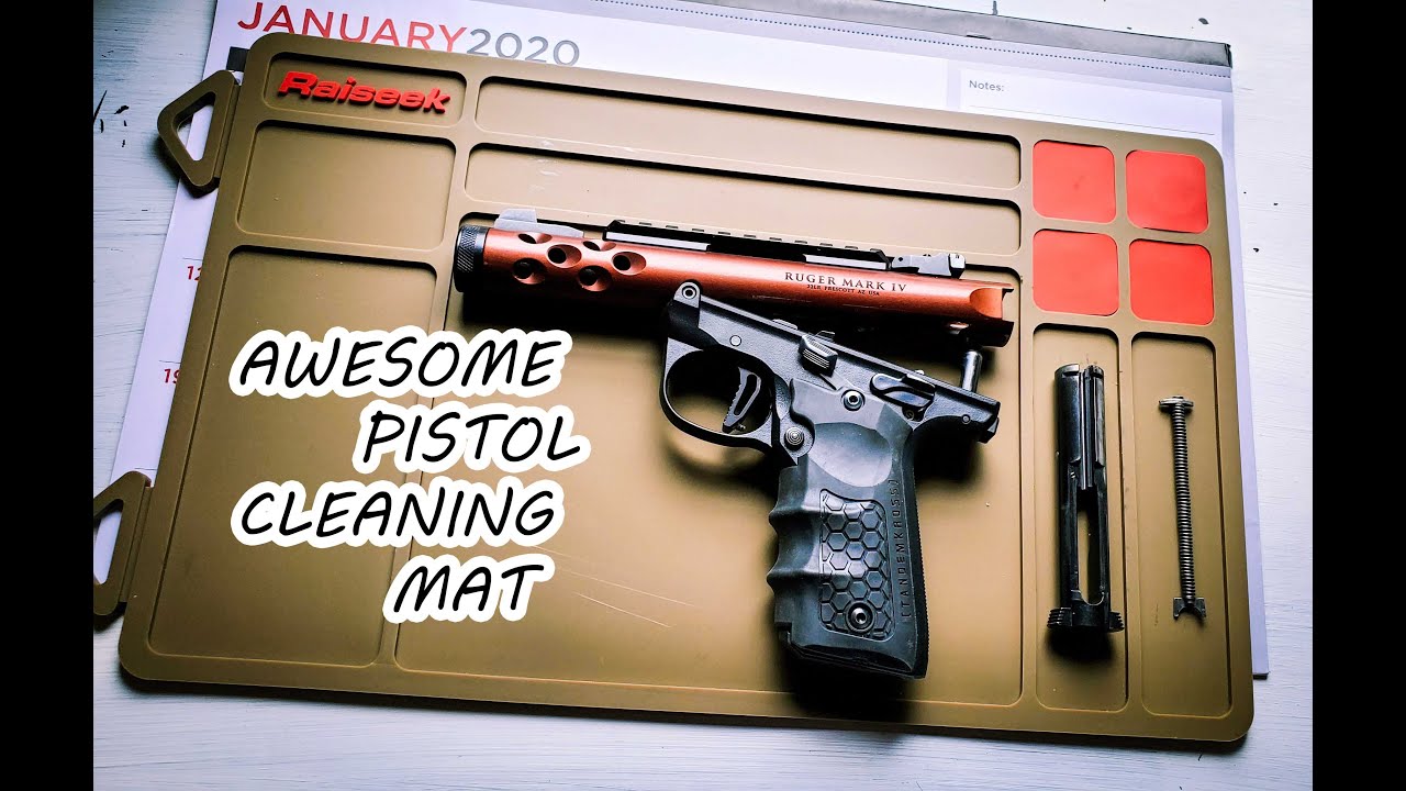PISTOL🔫CLEANING MAT REVIEW - This Mat is A 💵 Saver, Great Option