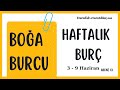 BOĞA BURCU🌝3 - 9 HAZİRAN HAFTASI🌝ŞANSLISIN #tarot #durufalvetarotdünyası