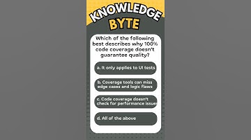 Knowledge Byte #qa #automationtesting