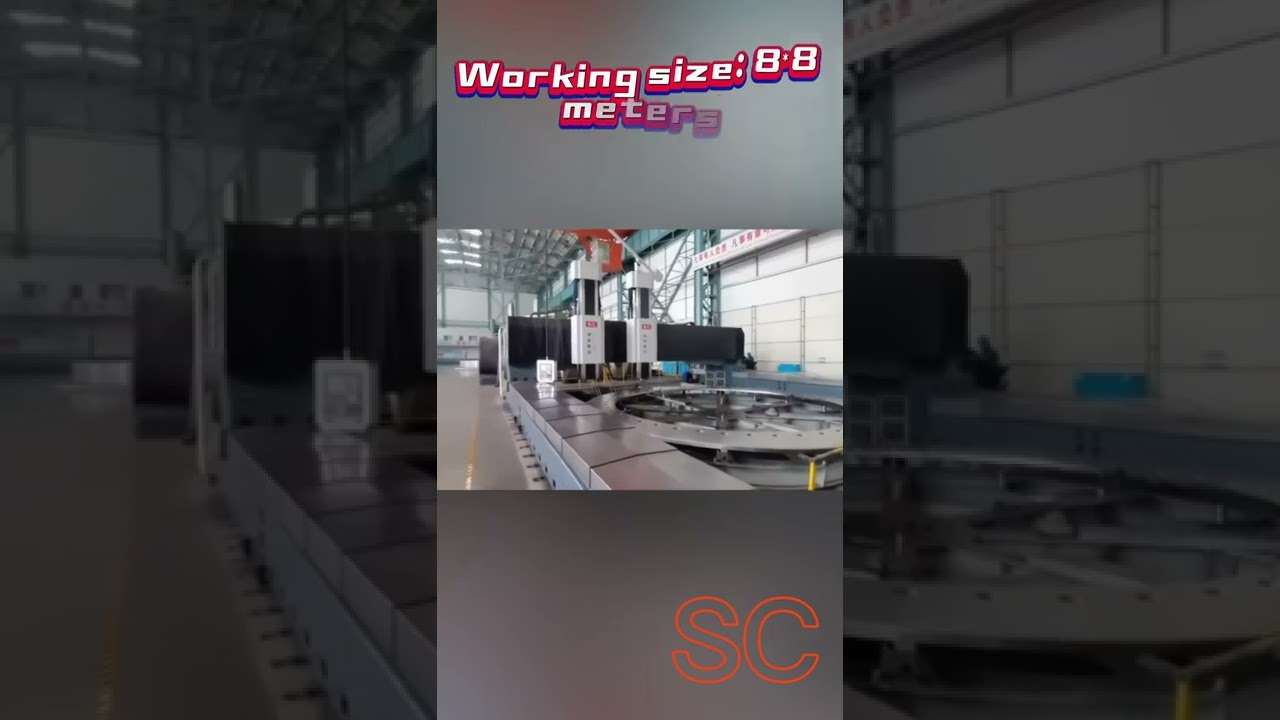 8*8 meters cnc drilling and milling machine for Wind Power Industry---Jinan Shuochao