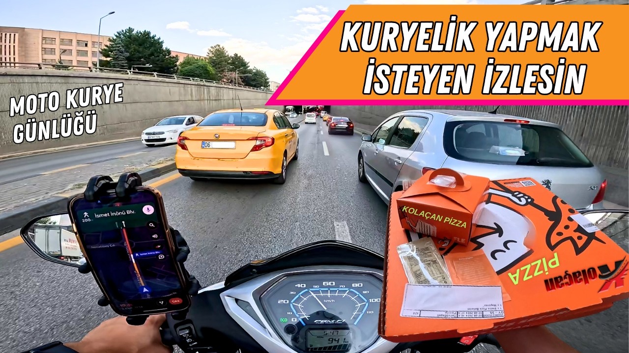 Sipariş dağıtmak kolay mı? | Moto kurye günlüğü S2B2 | Kolaçan