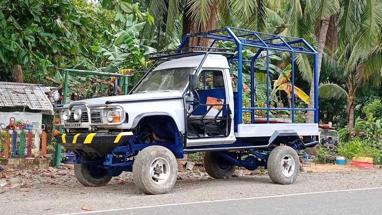 Assembling a tow truck from different types of vehicle.