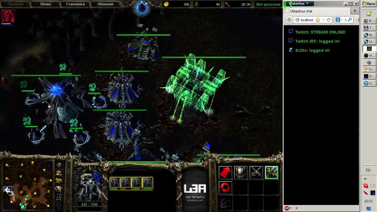 HydraOrc [UD] + Snowbreeze [Elf] vs POL-KNK [UD] + Jeff [UD] 10.04.2014