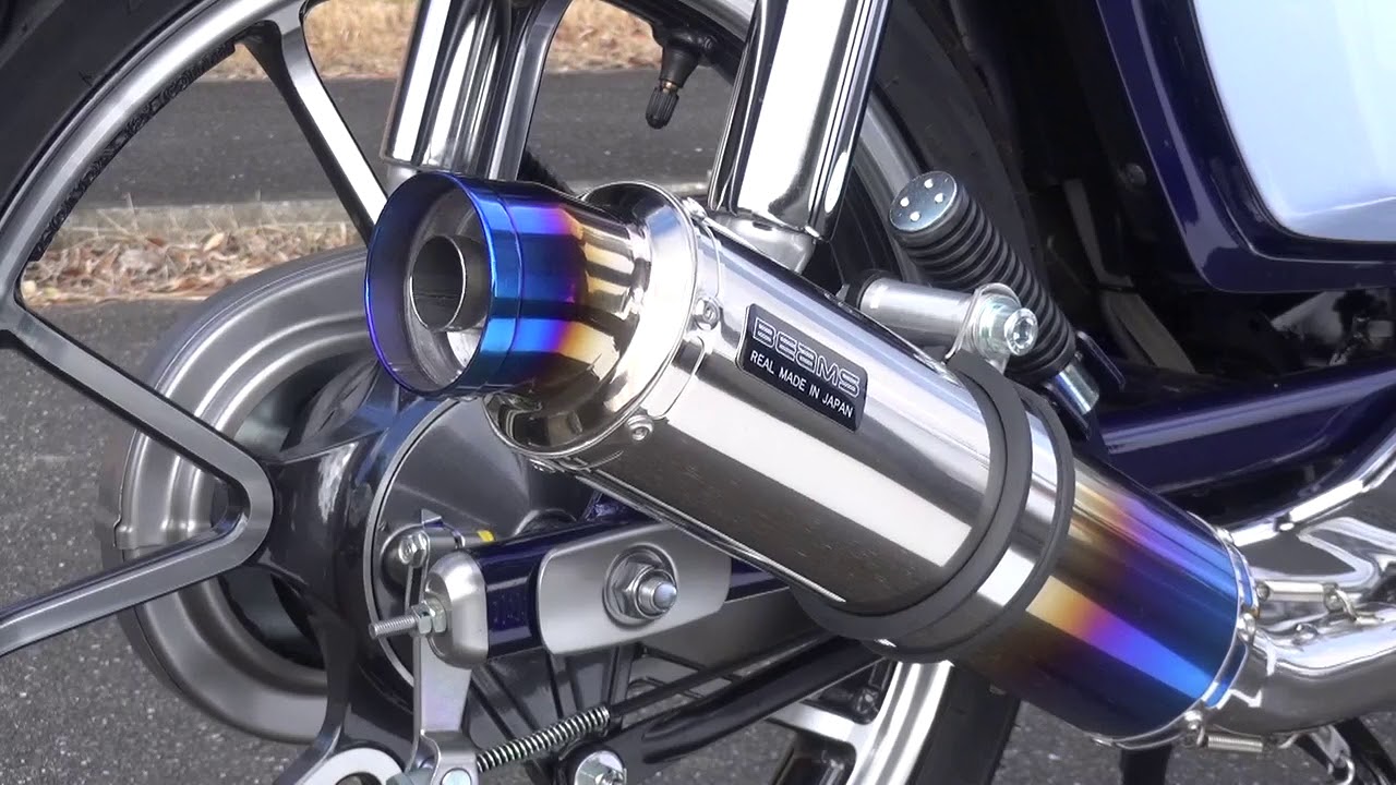 スーパーカブC125 マフラーサウンド BEAMS R＝EVO ヒート