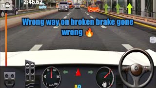 How to drive on wrong way in broken brake Challenge on Dr.driving screenshot 4