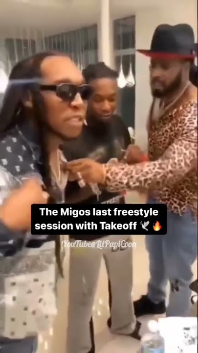 Migos last freestyle session with Takeoff 🚀