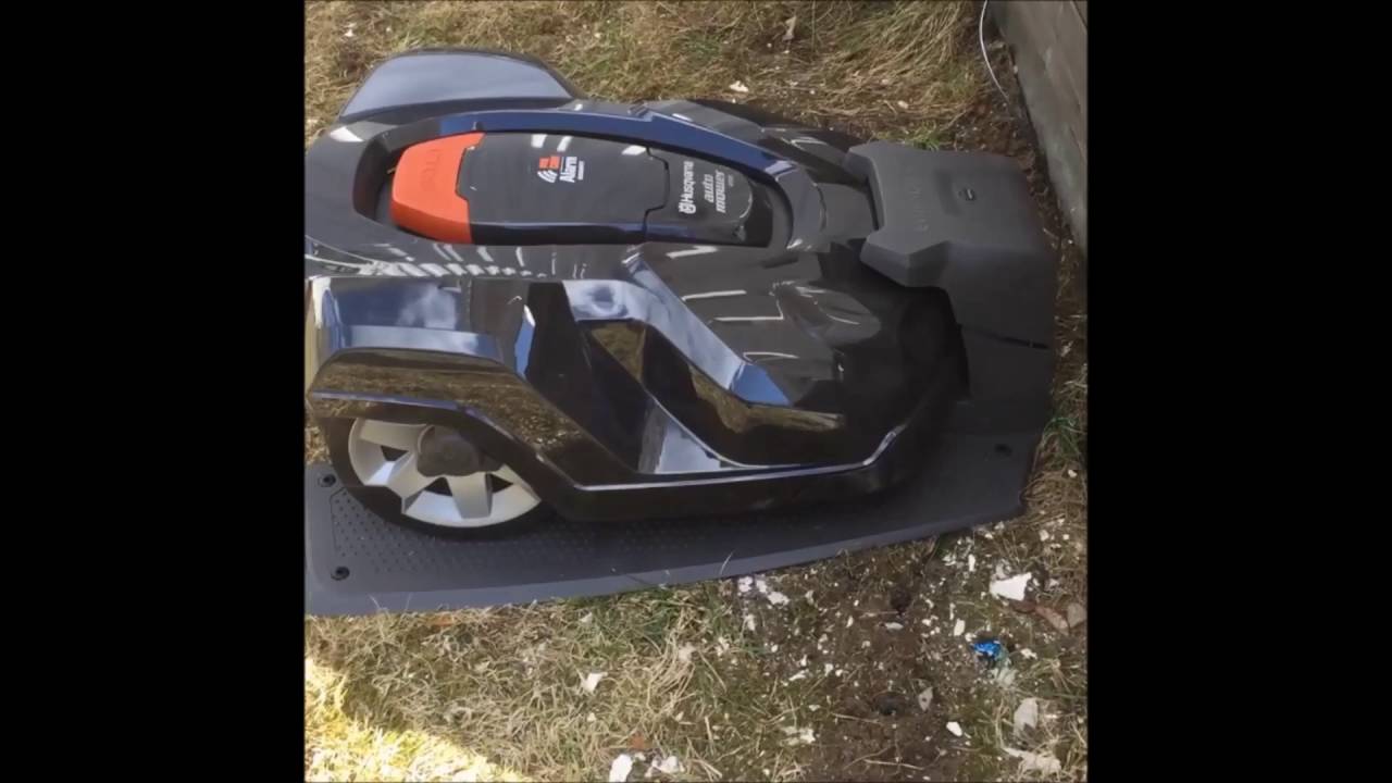 Husqvarna Automower installation - YouTube