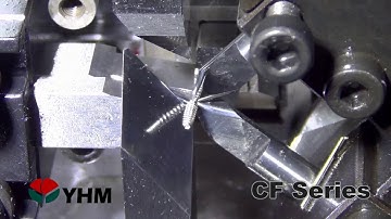 CNC Spring Machine CF series-two ends shrink compression spring-WD 0.15 mm-300pcs/min-YHM