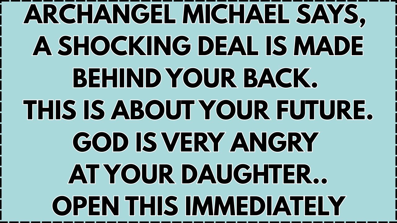 ♾️ Archangel Michael says, A shocking deal is made behind your back. This is about your future....