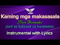 Kaming mga makasasala - awit sa kwaresma, Instrumental with Lyrics
