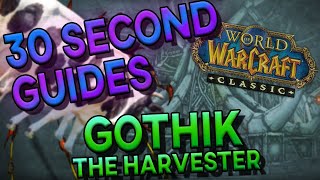 Gothik the Harvester - 30 Second Guides - Naxxramas