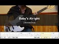 [Alexandros] - Baby's Alright Bass Cover 弾いてみた TAB