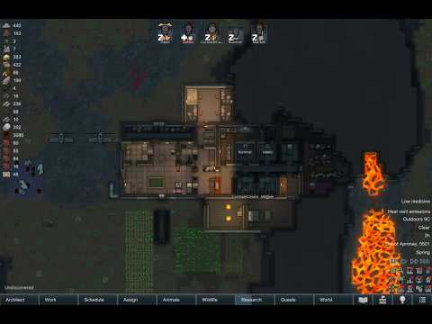 Rimworld: Volcanic Research Expedition - 1 - For Science or Gobbo's Glory?