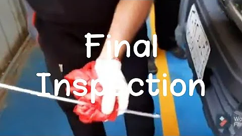 Final Inspection And Quality Check In A Workshop After Service.