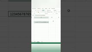 How to manage a large number in Excel??