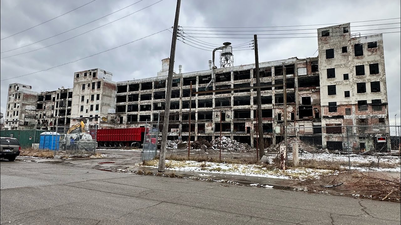 Decades old abandoned building being renovated in 