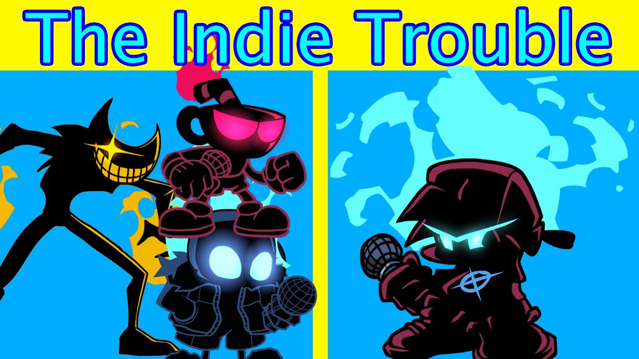 FNF Indie Trouble (Triple Trouble Indie Cross Cover) Mod - Play Online