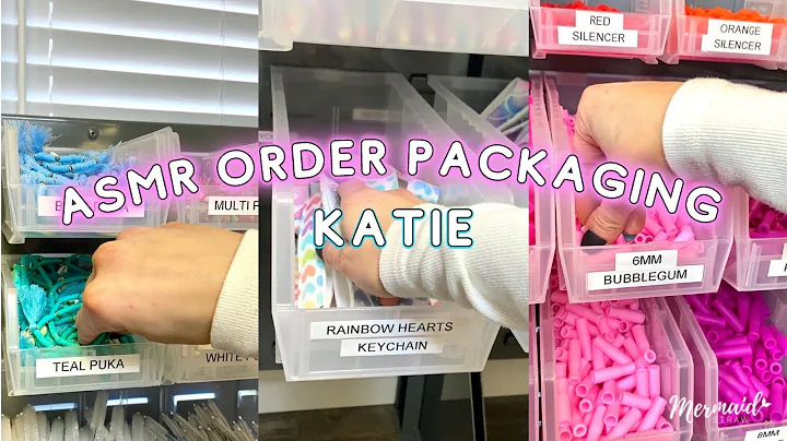 *ASMR Order Packaging* Packing an order for Katie!