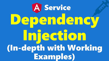 #14.1 - Service and Dependency Injection (in-depth with working example) - Service - Angular Series