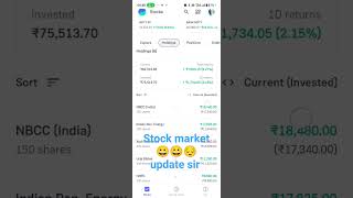 stock market update ????? song all stock EV SACTAR