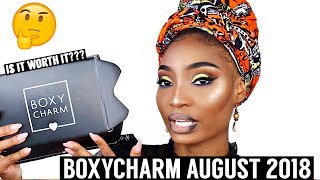 BOXYCHARM UNBOXING AUGUST 2018 | TRY ON STYLE  | Miss.Cameroon