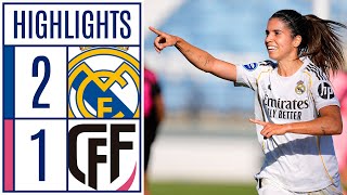 REAL MADRID CF 2 - 1 MADRID CFF | RESUMEN LIGA F