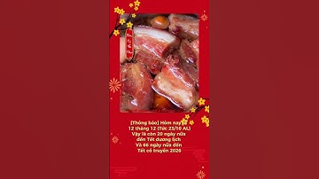 Còn 20 ngày nữa đến Tết 2026 rồi, quá nhanh luôn #tet #tet2026 #tiemkyucchill