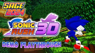 Sonic Rush In 3D: SAGE 2024 Demo - Leaf Storm Playthrough [v1.35]