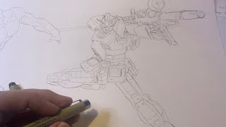 Inking Gundam