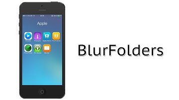 Blur the Whole Screen When You Open Folders | BlurFolders Cydia Tweak Review