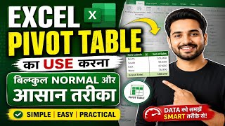 Excel Pivot Table Explained in Hindi | Data Analysis Easy Trick 😱