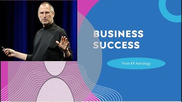Business success or failure from KP Astrology