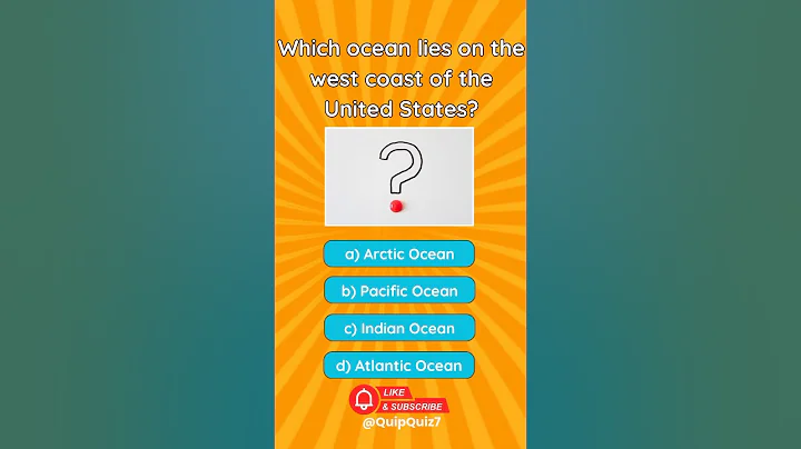 Which ocean lies on the west coast of the United States? #quiz#shortvideo#ocean#unitedstates#trivia