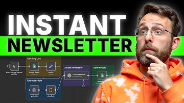 How I Automate Newsletters In 2 Minutes! (n8n tutorial)