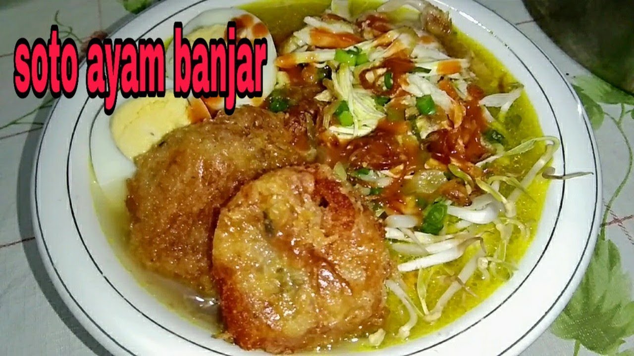 Resep soto ayam banjar YouTube