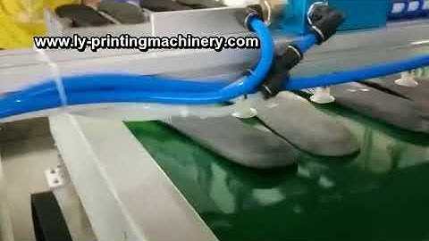 Full automatic silk screen printer for insole  shoe