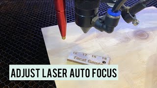 Co2 Laser Auto Focus Offset Adjustment for Correct Focus Height