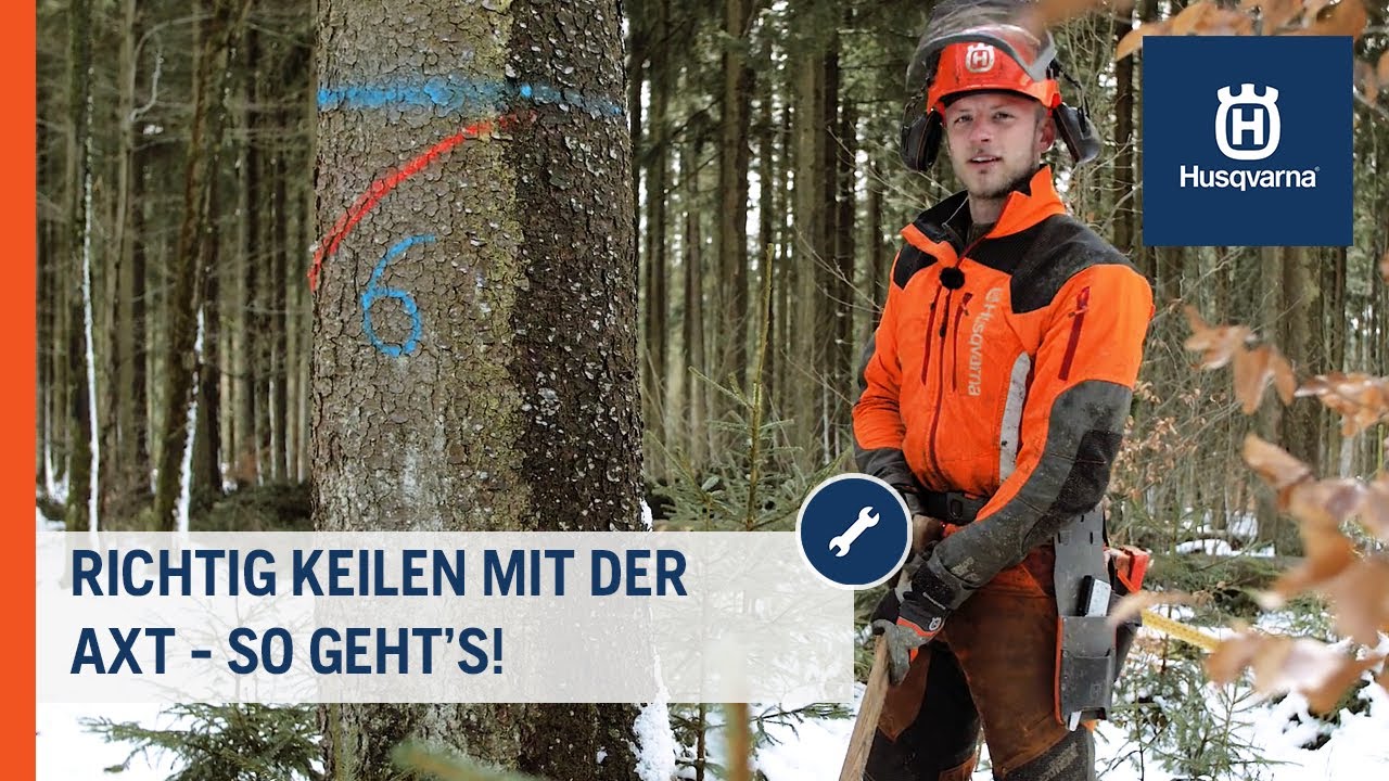 Richtig keilen mit der Axt: How-To