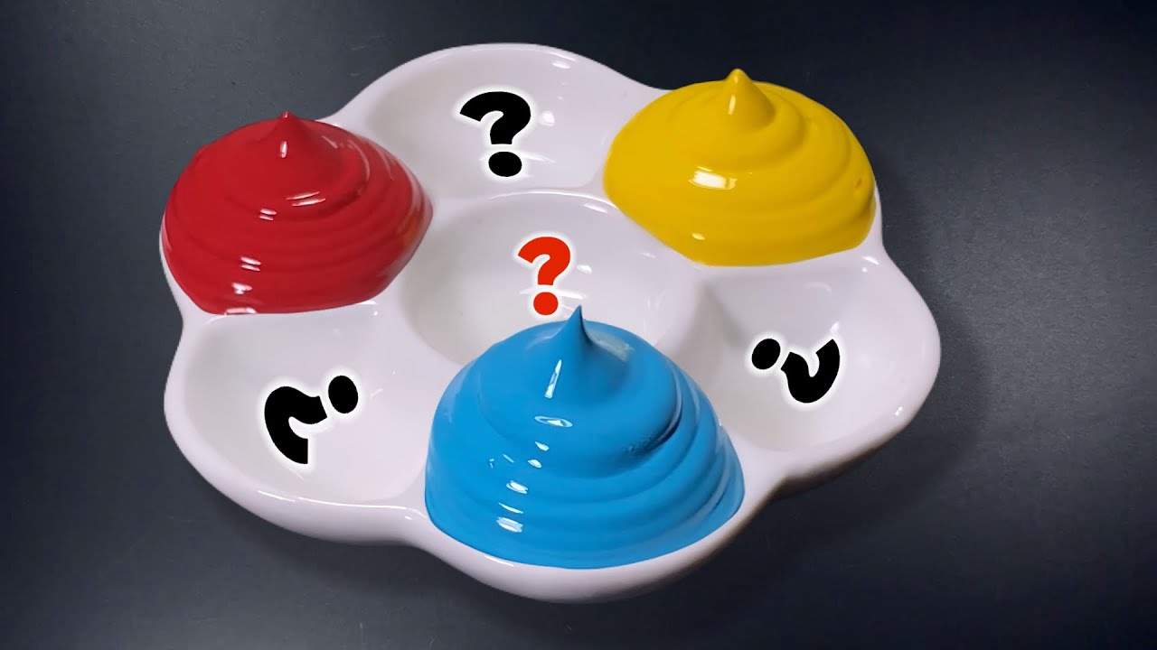 🎨 ️‍🔥💚How To Mix Three Basic Colors Beautifully - YouTube