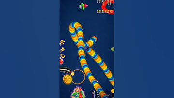 Snake io epic rbel kils🐍 #snake #wormszonemagic #wormszoneioslithersnakegame #gameplay