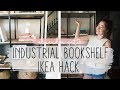 DIY Industrial Bookshelf Ikea Hack  | Easy Ikea Hack